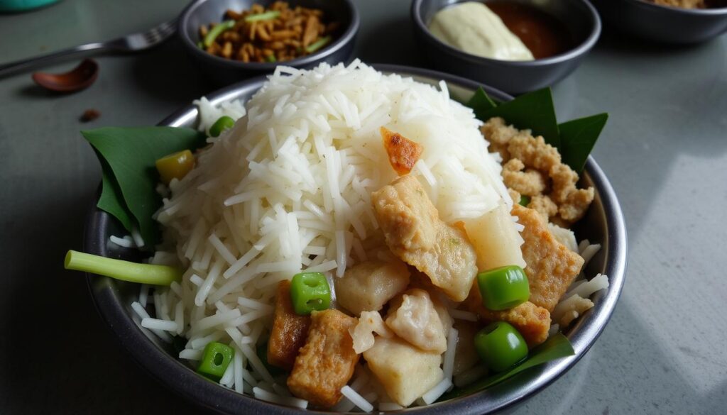 nasi uduk lauk pelengkap